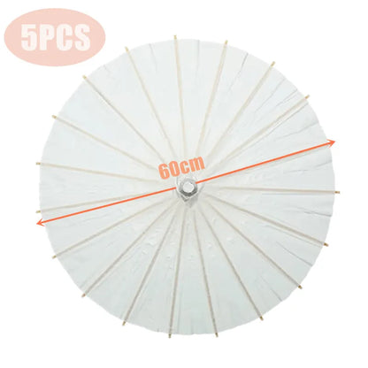 Ombrelles papier mariage en bambou