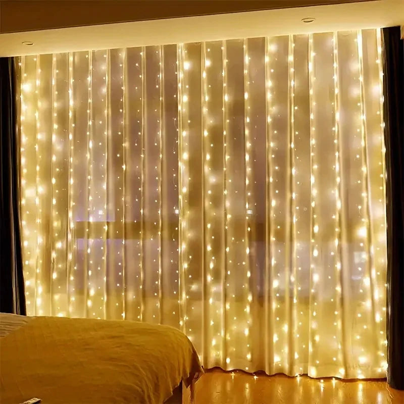 Rideau lumineux mariage LED télécommandé USB