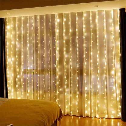 Rideau lumineux mariage LED télécommandé USB