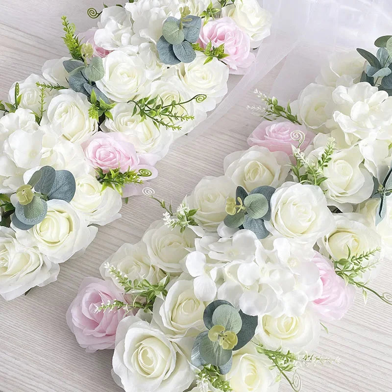 Rangée Florale Arche Mariage 50 cm