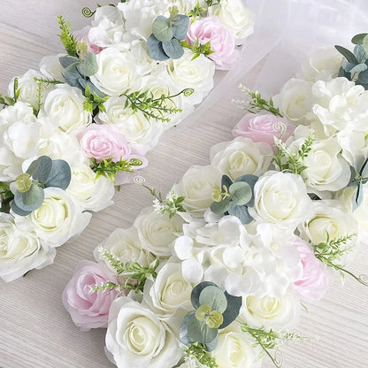 Rangée Florale Arche Mariage 50 cm