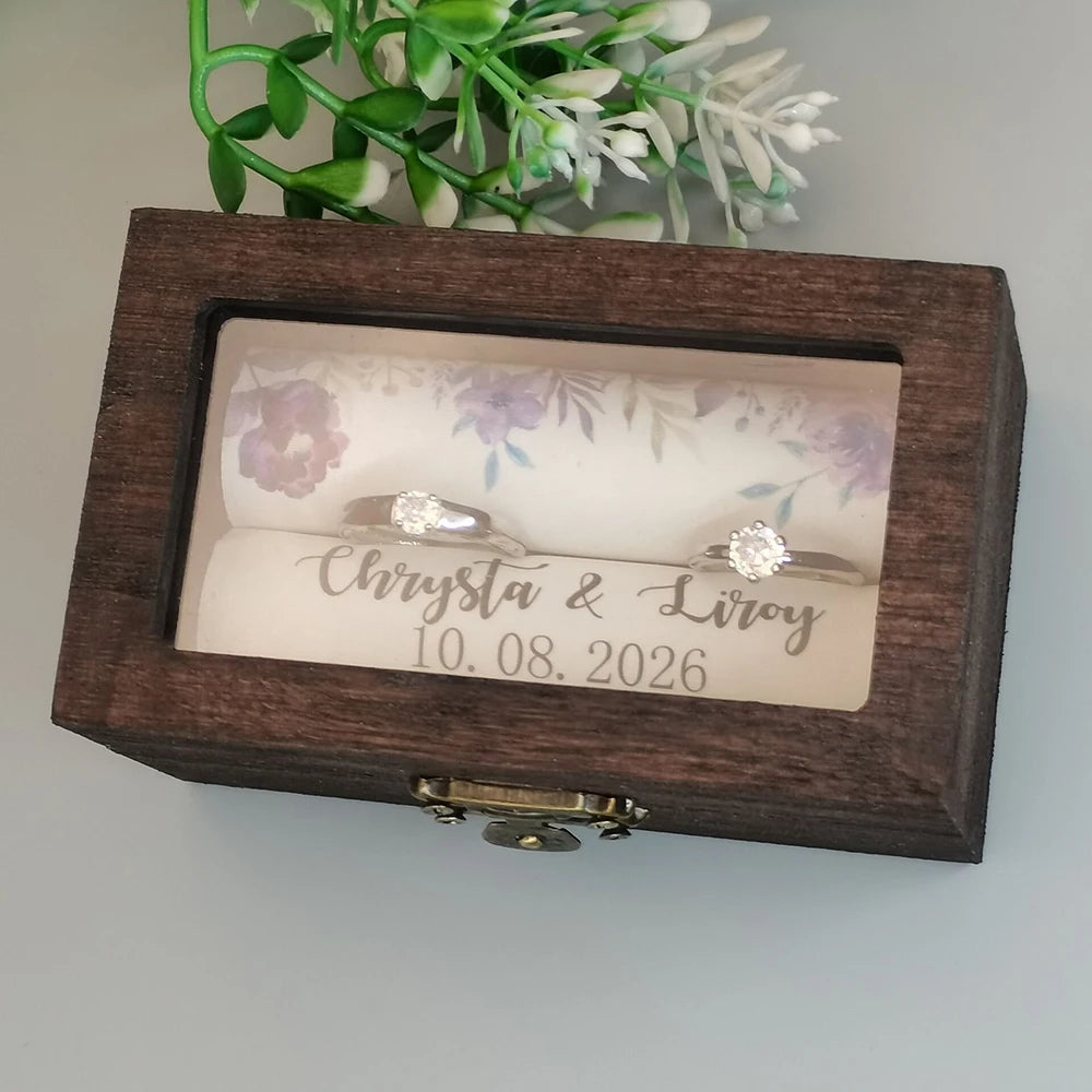 Boîte Alliance Personnalisée Bois