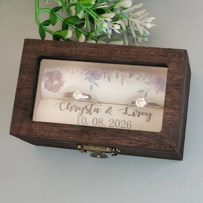 Boîte Alliance Personnalisée Bois