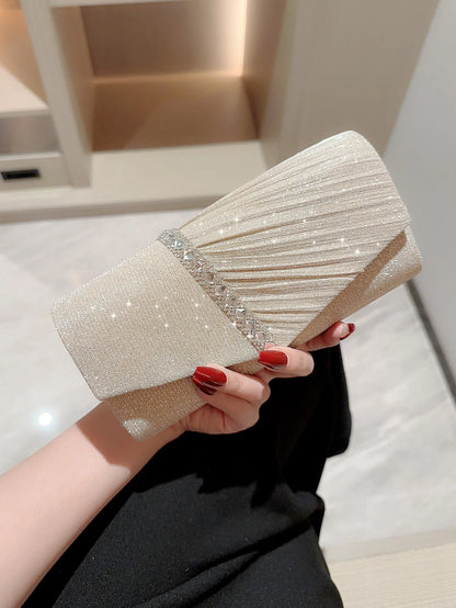 Pochette de mariage à nœud strassé — vue 6