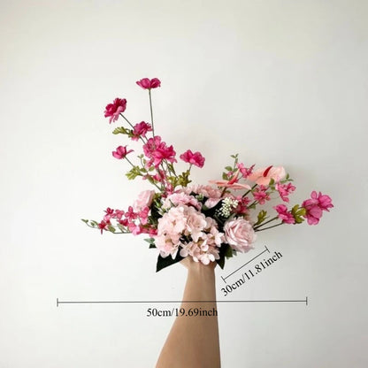 Composition Florale Arche Mariage Rose Poudré — vue 7