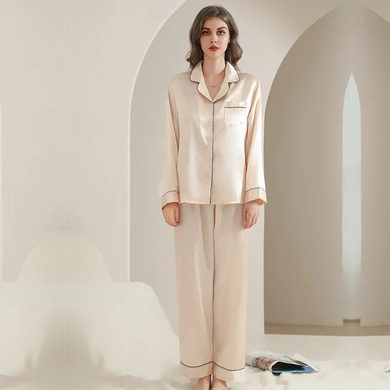 Pyjama Long Satin Demoiselles d'Honneur