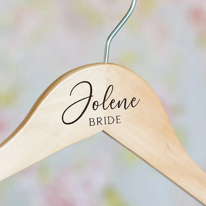 Cintre en Bois Personnalisé Mariage