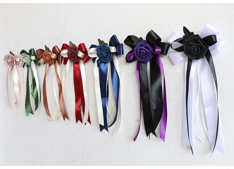 6 Nœuds Décoration Voiture Mariage — vue 4