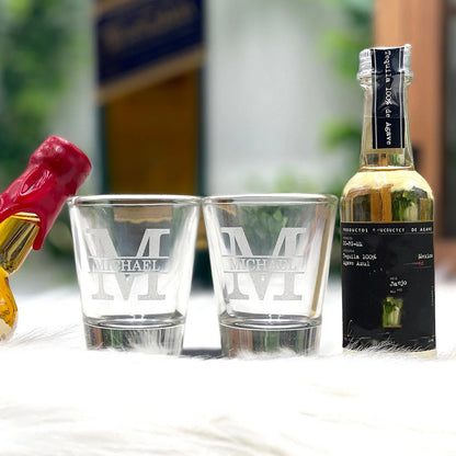 Verre à shooter gravé cadeau témoin — vue 3