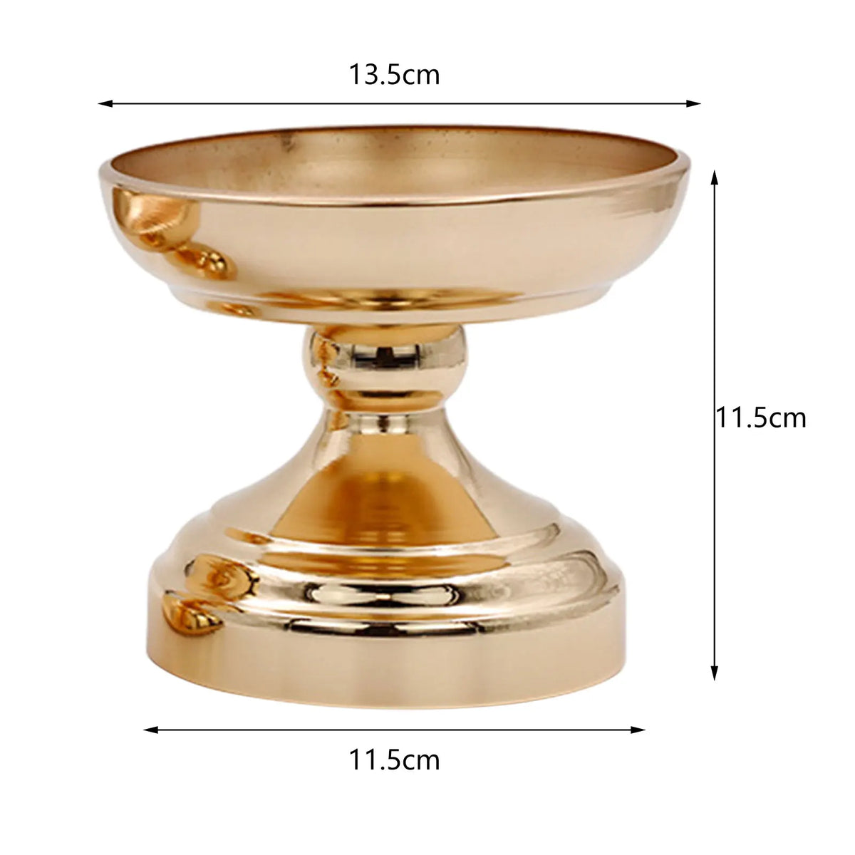 Vase centre de table mariage doré — vue 10