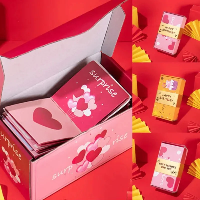 Urne mariage boîte surprise dépliante