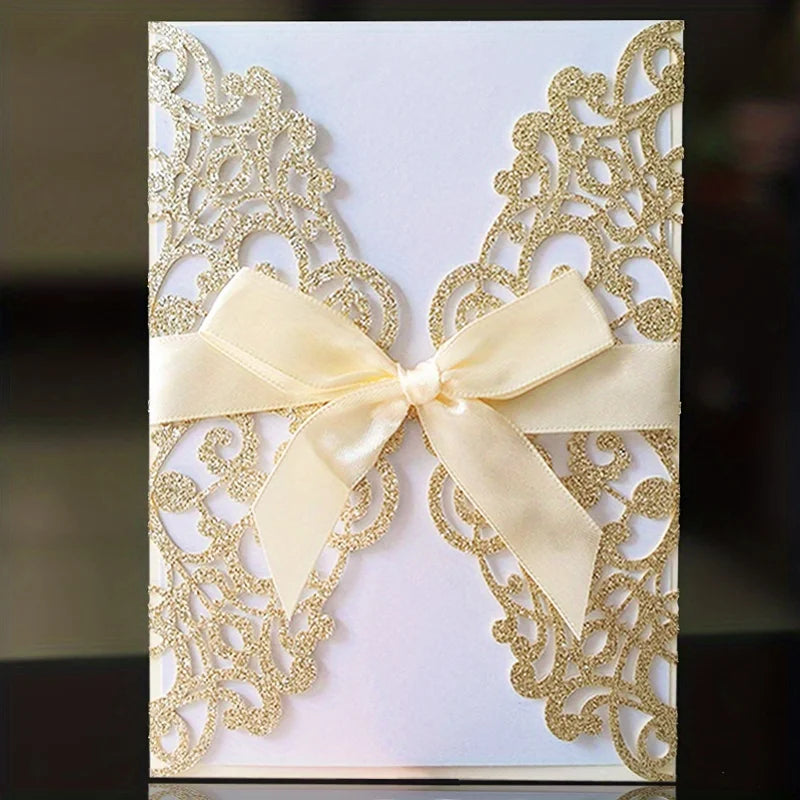 Faire-Part Mariage Découpe Laser Élégant — vue 14