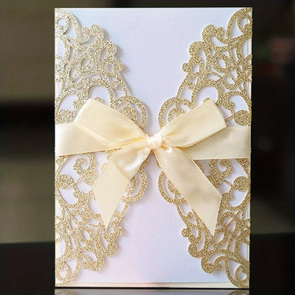 Faire-Part Mariage Découpe Laser Élégant — vue 14