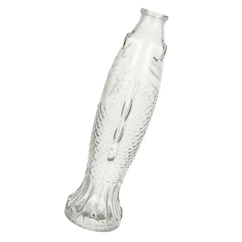 Vase bouteille en verre et bois — vue 5