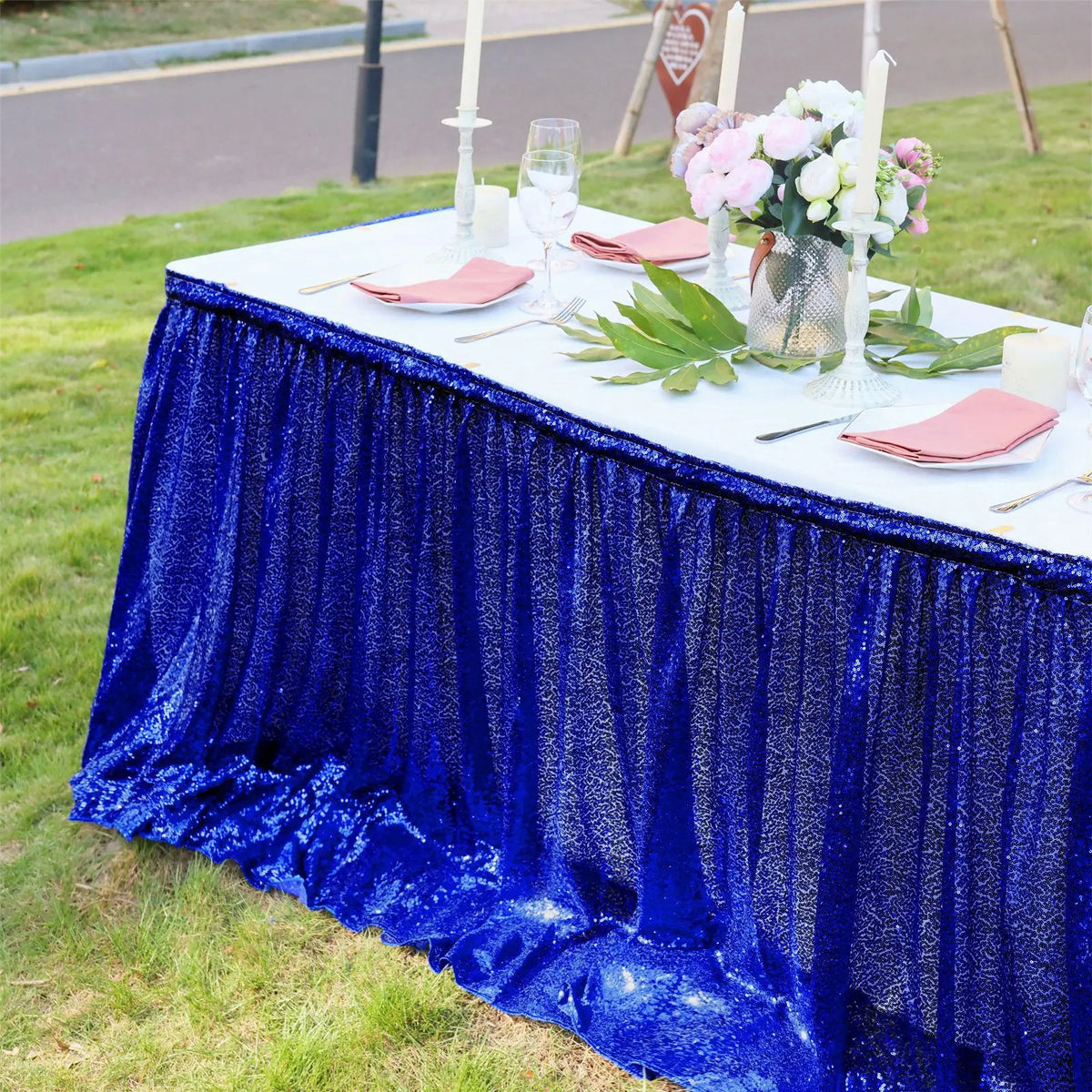 Jupe de Table à Sequins Mariage — vue 7