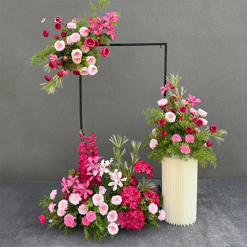 Fleurs Artificielles Mariage Arche et Allée — vue 2