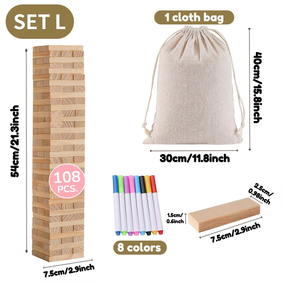 Livre d'or mariage original blocs bois — vue 7