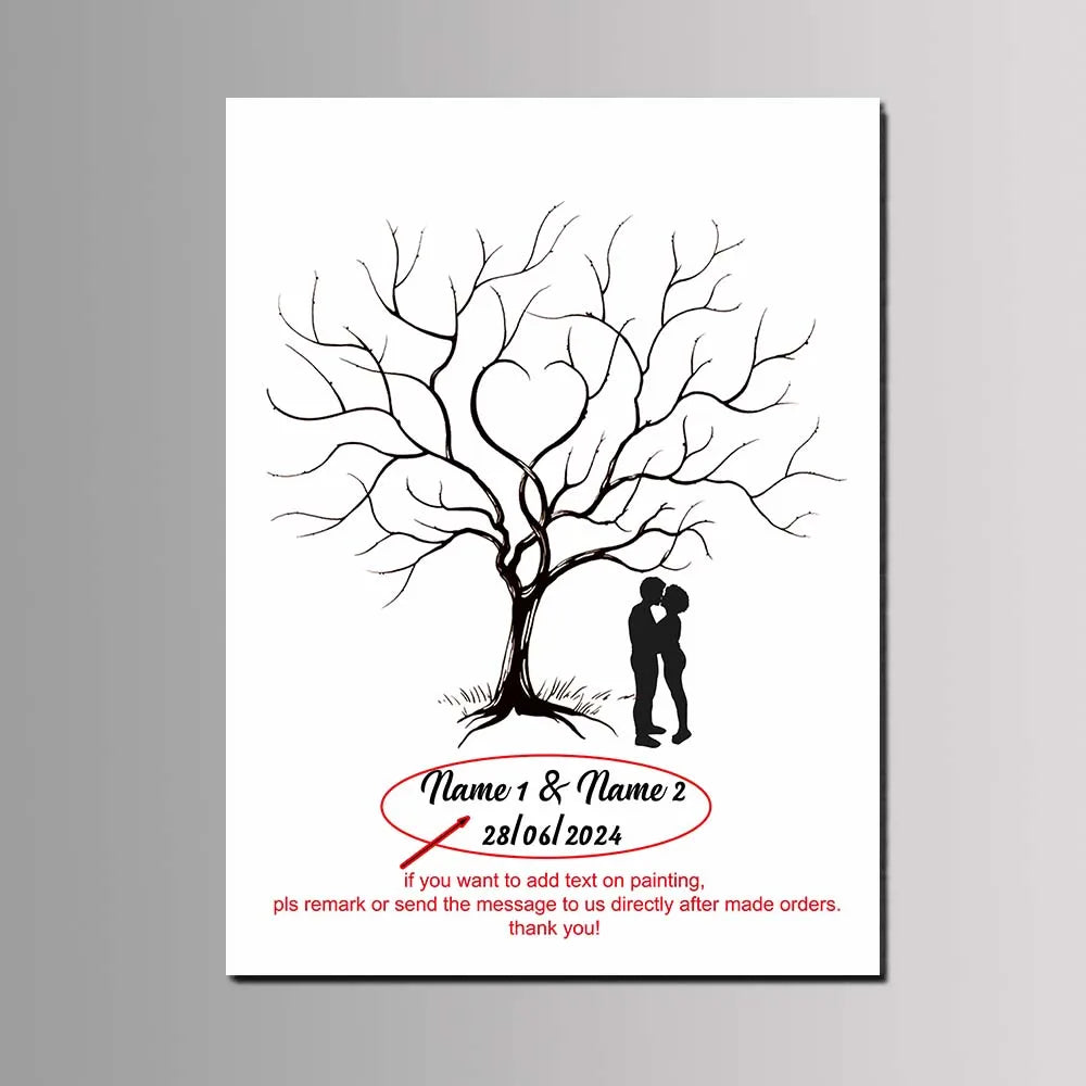 Arbre à Empreintes Original Mariage