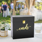 Urne mariage acrylique moderne à enveloppes