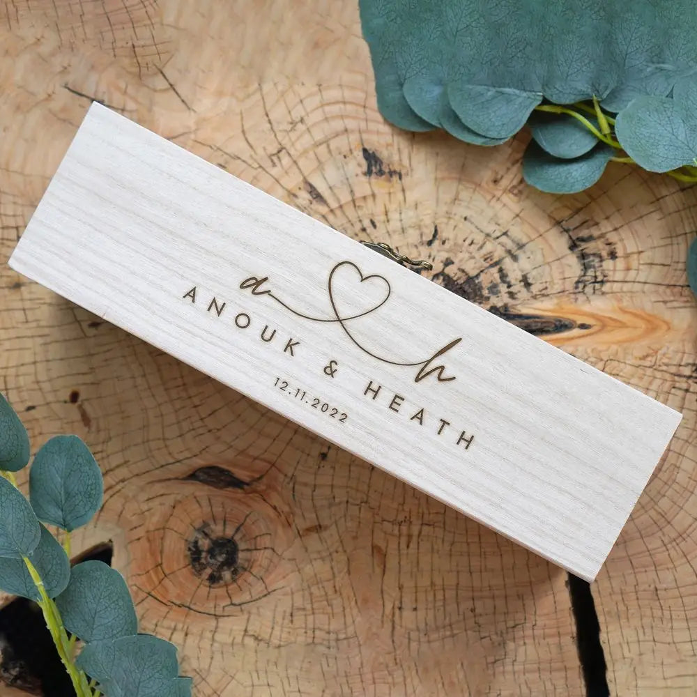 Boîte à vin mariage personnalisée — vue 5