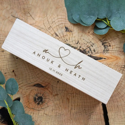 Boîte à vin mariage personnalisée — vue 5