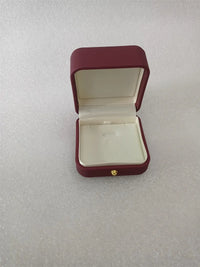Écrin alliance cuir bordeaux fermoir doré — vue 14