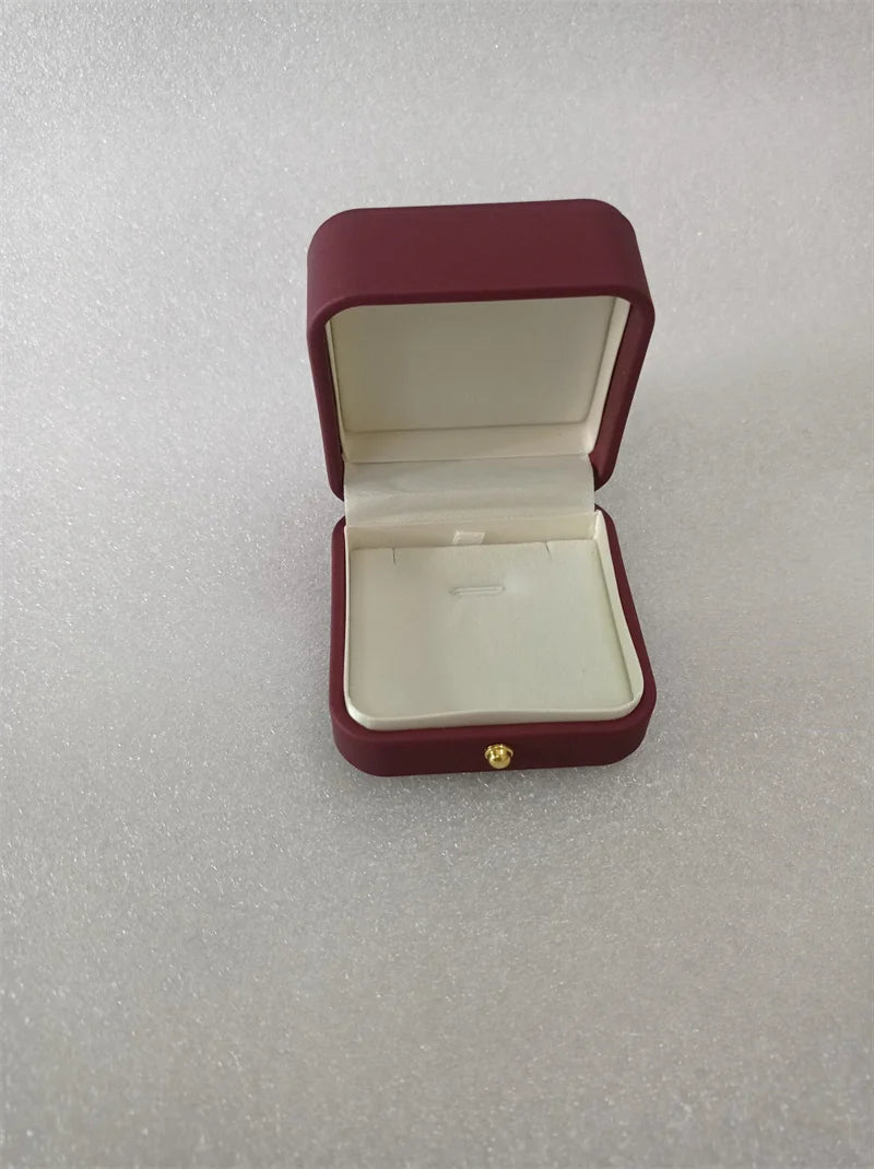 Écrin alliance cuir bordeaux fermoir doré — vue 14