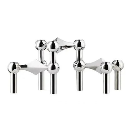 Bougeoir mariage métal modulaire empilable 3 bougies