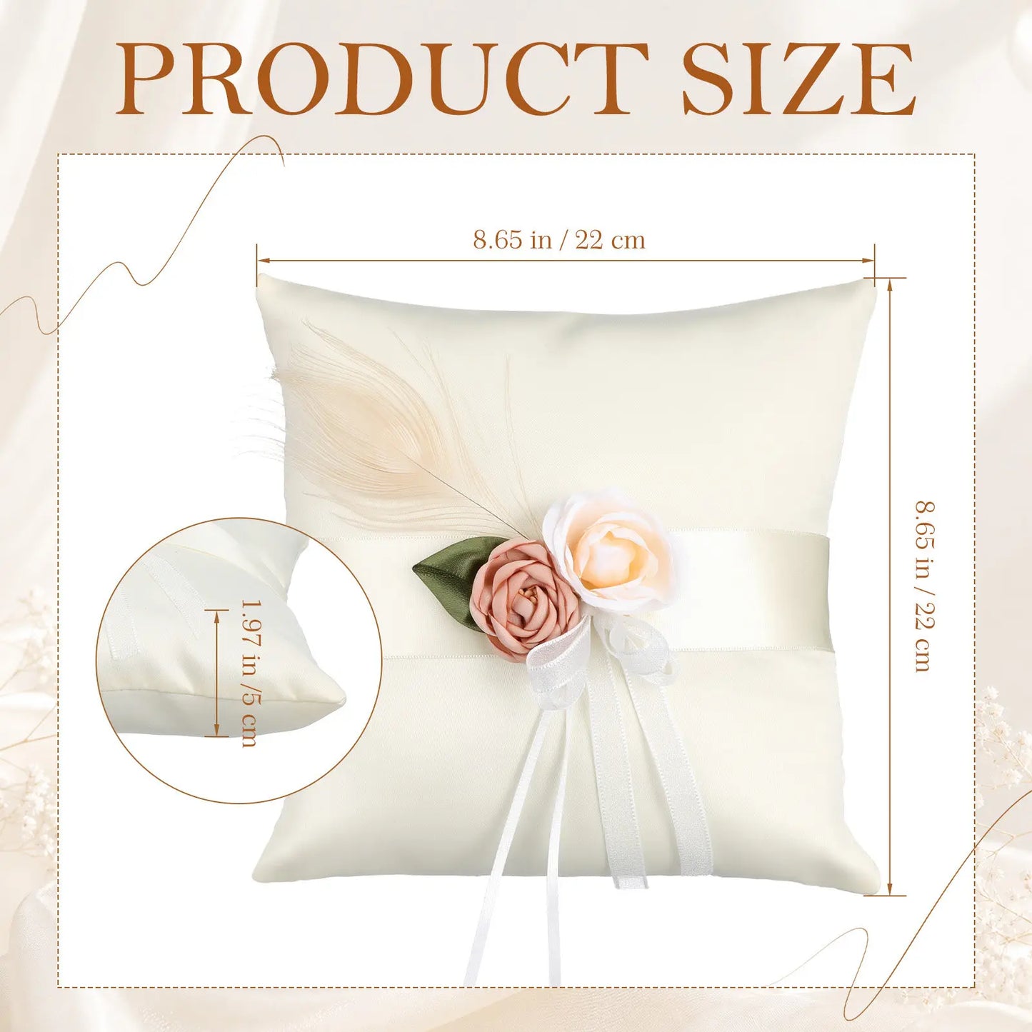 Coussin porte alliance pour cérémonie