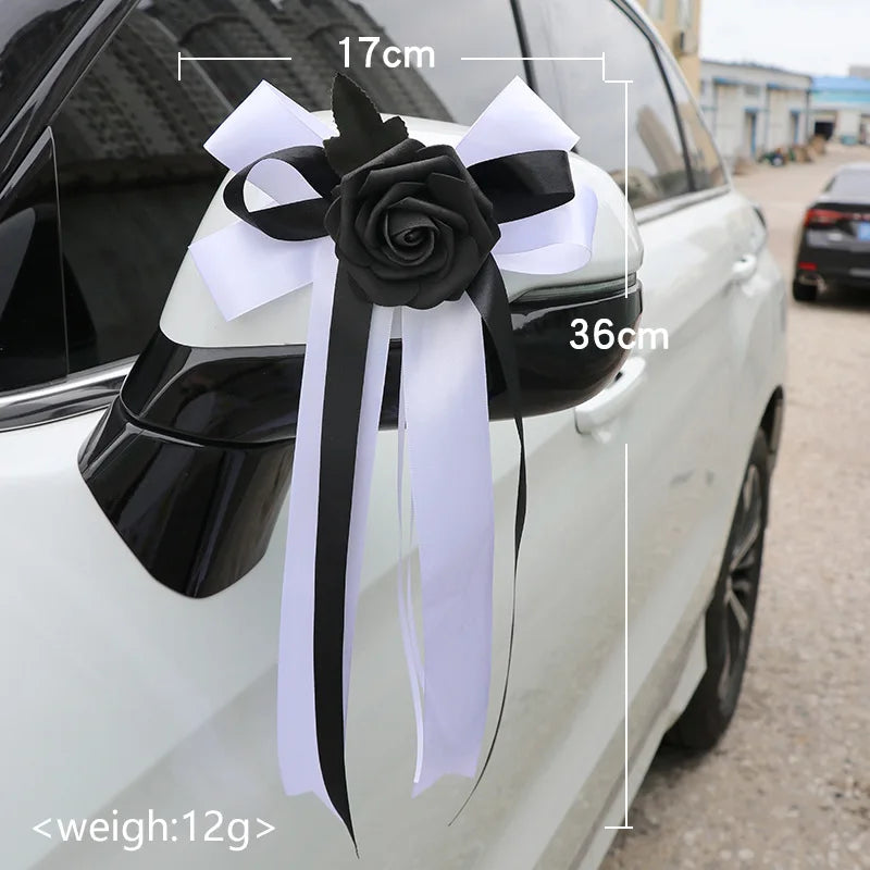 6 Nœuds Décoration Voiture Mariage — vue 8