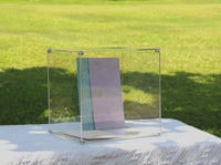 Urne mariage acrylique transparente personnalisable — vue 2