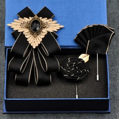 Nœud Papillon Mariage Broche Strass