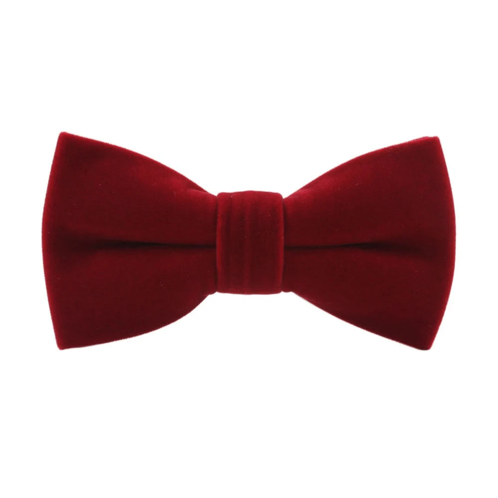 Nœud Papillon Mariage Velours Uni — vue 12
