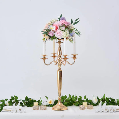 Chandelier Mariage 5 Branches sur Pied