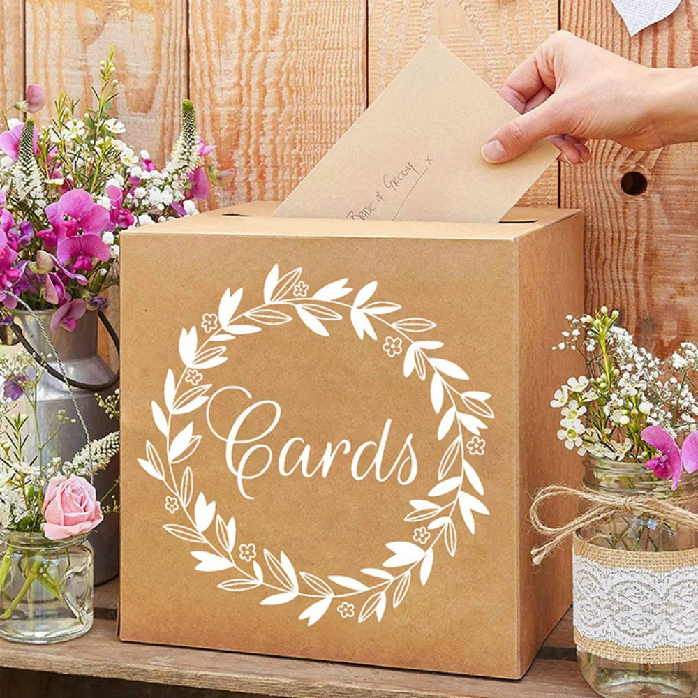 Urne mariage boîte à cartes élégante
