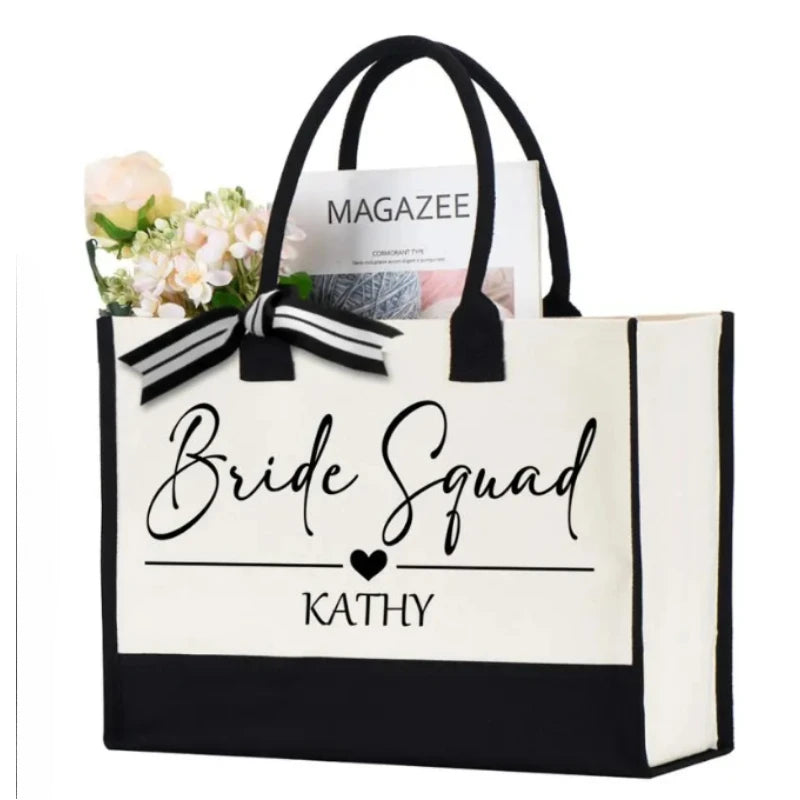 Tote bag EVJF personnalisé au prénom