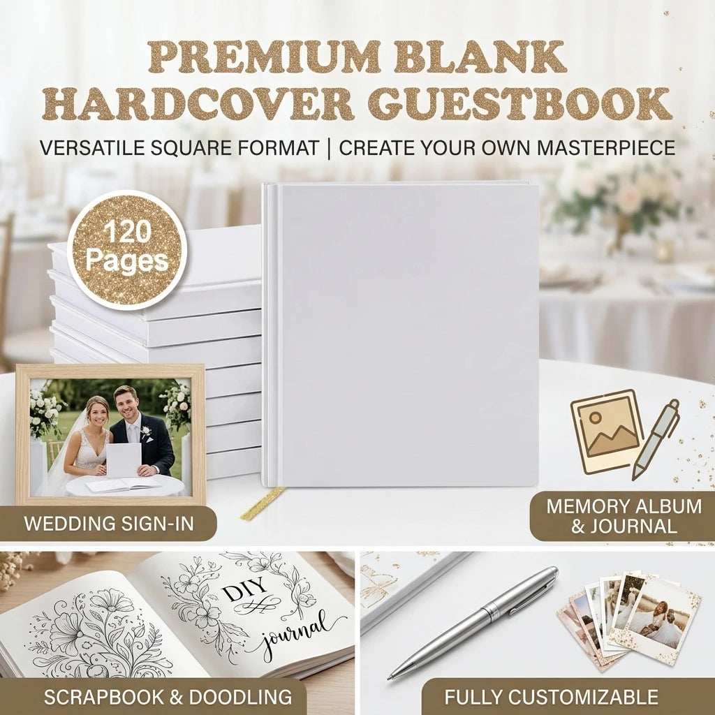 Livre d'Or Mariage Rigide 120 Pages