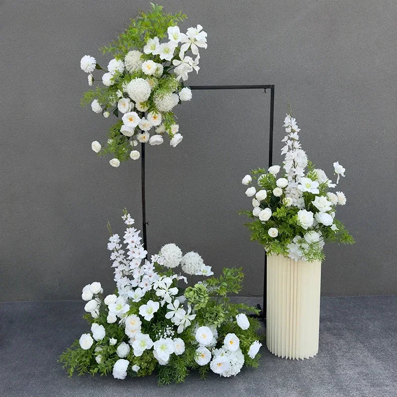 Fleurs Artificielles Mariage Arche et Allée — vue 3