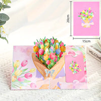 Carte Pop-Up 3D Fleurs et Mariage — vue 15