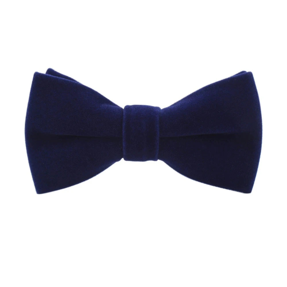 Nœud Papillon Mariage Velours Uni — vue 9