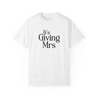 T-shirt EVJF It's Giving Mrs