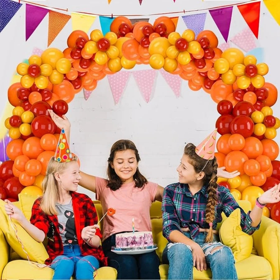 Arche Ballon Mariage Couleurs Chaudes — vue 6