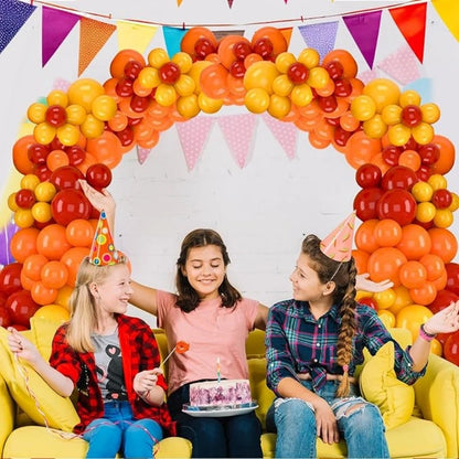 Arche Ballon Mariage Couleurs Chaudes — vue 6