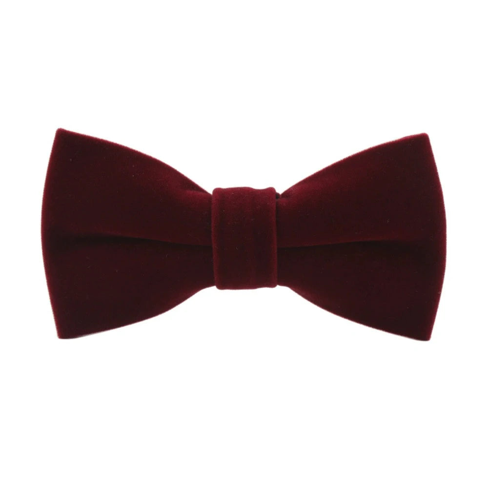 Nœud Papillon Mariage Velours Uni — vue 13