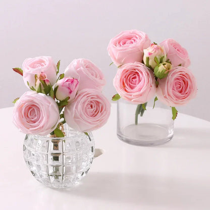 Bouquet de Roses Artificielles Toucher Réel — vue 2