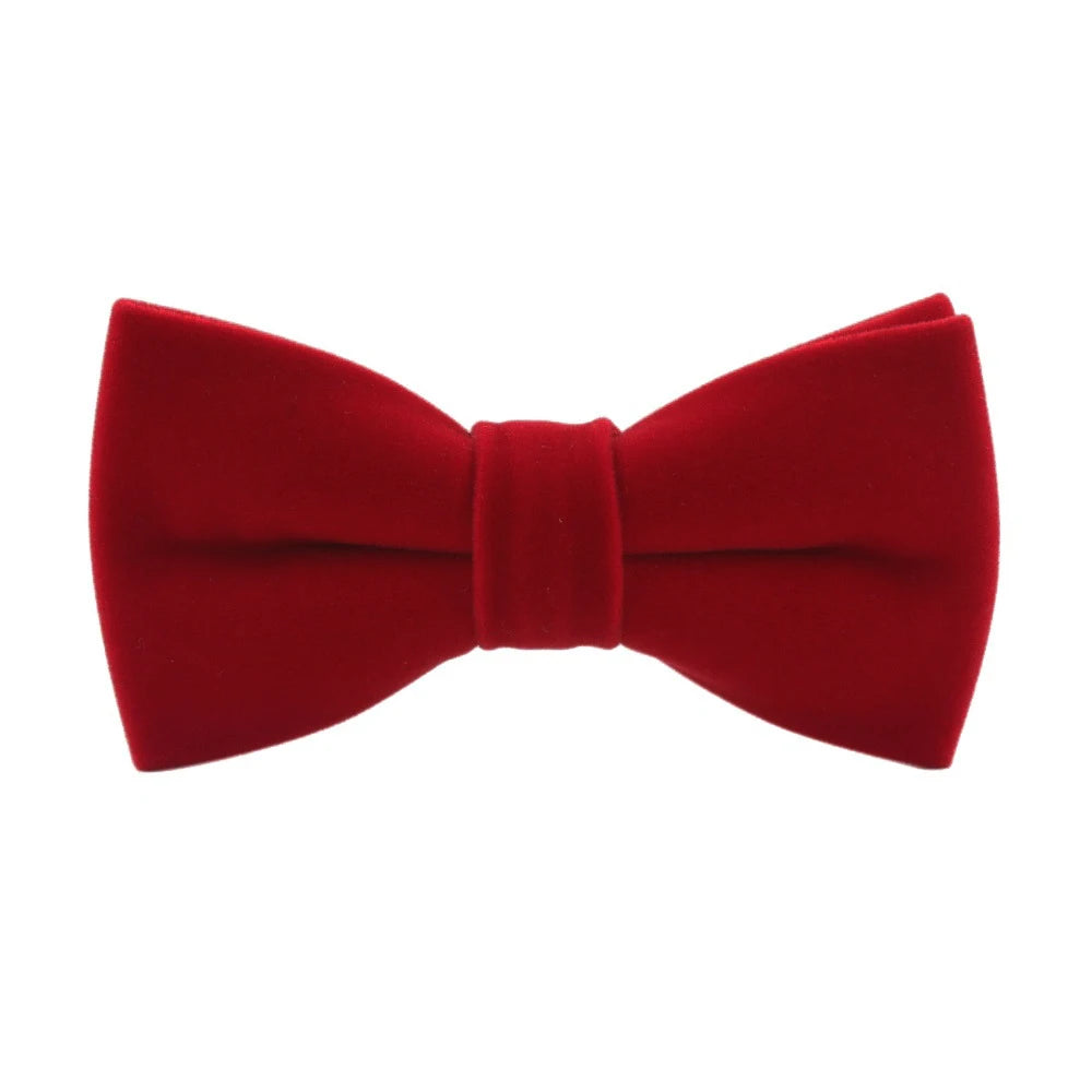 Nœud Papillon Mariage Velours Uni — vue 15