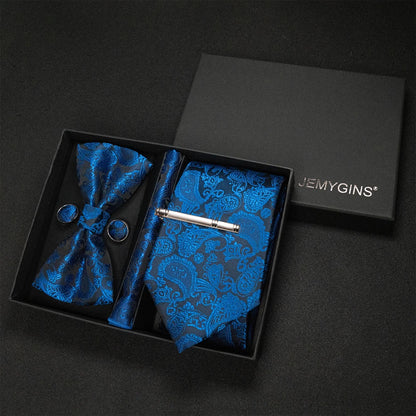 Coffret Cravate Mariage Motif Cachemire