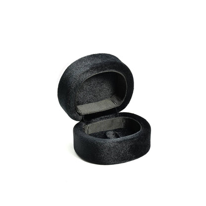 Boîte Alliance Velours Demi-Lune — Noir