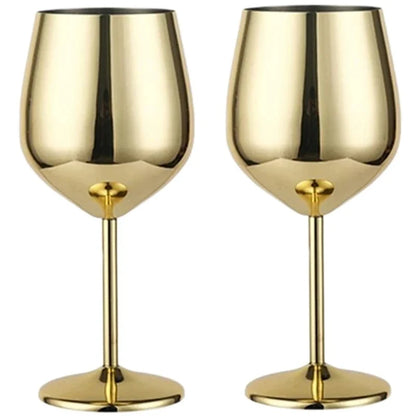 Verre à Vin Mariage en Inox 500 ml