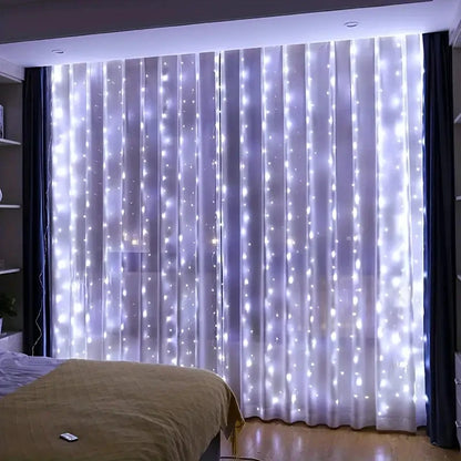 Rideau lumineux mariage LED télécommandé USB